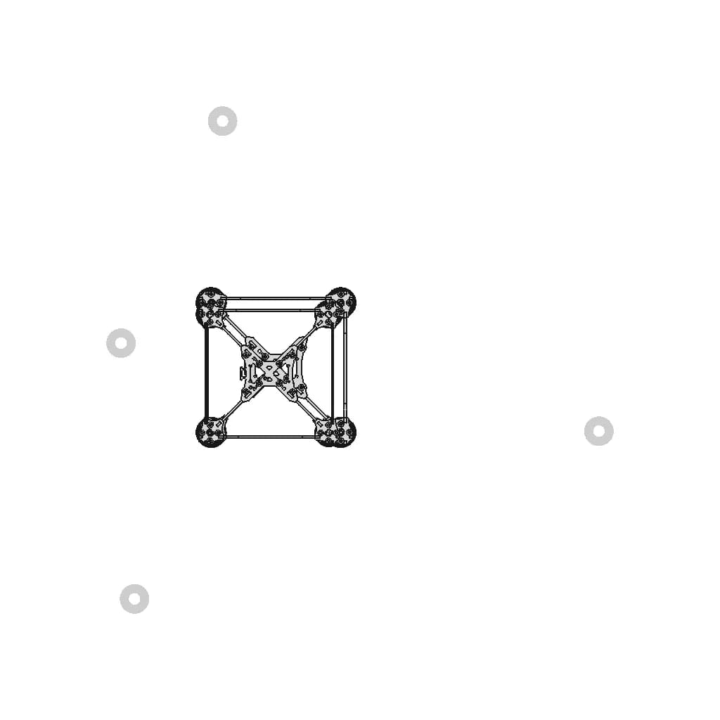 Fpv Racing Drone Frame - Downloadable CAD Representation_90_0_degree_snapshot