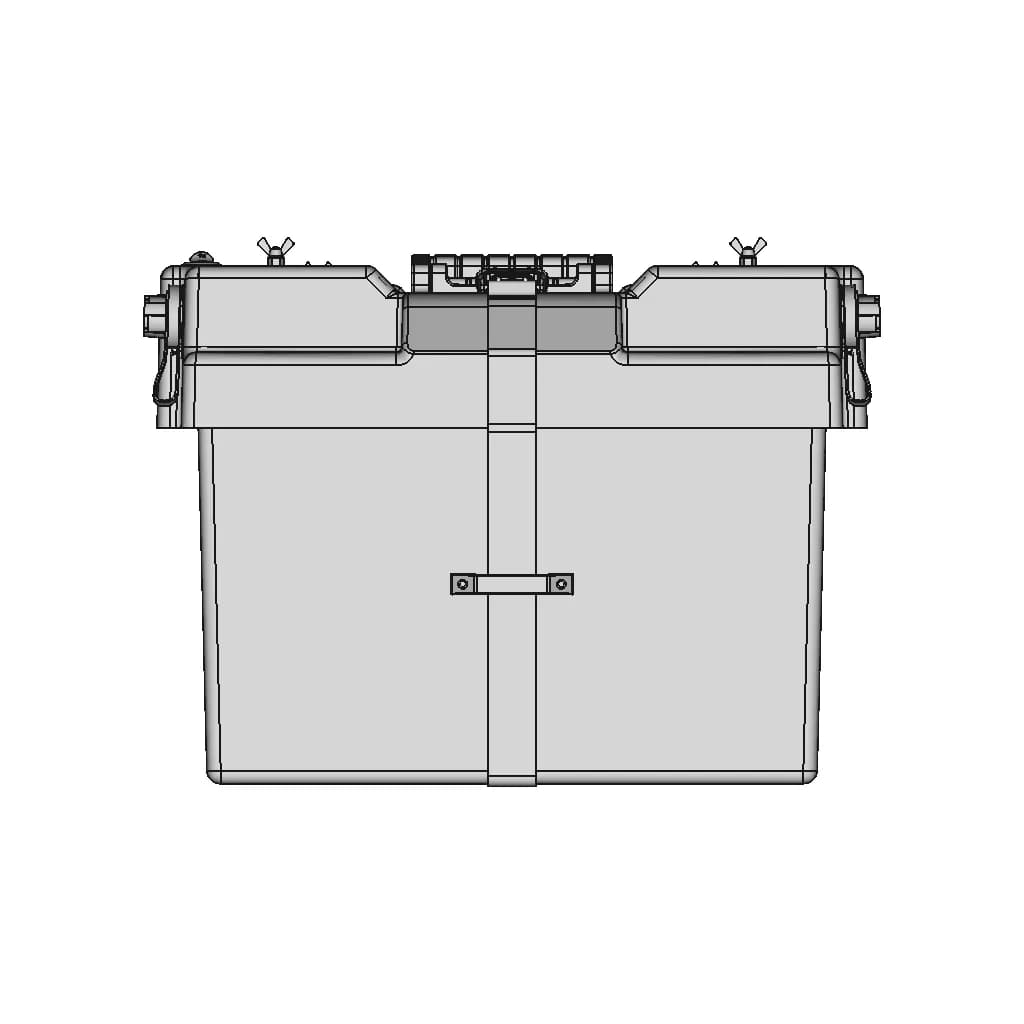 Water Resistant Battery Box - Large | 3D Engineering Design File_0_0_degree_snapshot