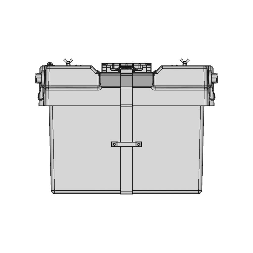 Water Resistant Battery Box - Large | 3D Engineering Design File
