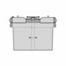 Water Resistant Battery Box - Large | 3D Engineering Design File_0_0_degree_snapshot