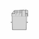 Water Resistant Battery Box - Large | 3D Engineering Design File_0_90_degree_snapshot