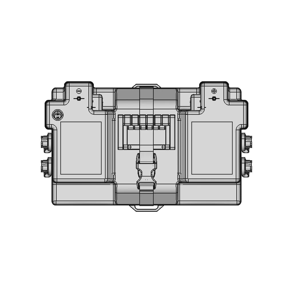 Water Resistant Battery Box - Large | 3D Engineering Design File_270_0_degree_snapshot