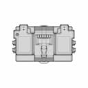 Water Resistant Battery Box - Large | 3D Engineering Design File_270_0_degree_snapshot