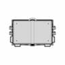 Water Resistant Battery Box - Large | 3D Engineering Design File_90_0_degree_snapshot