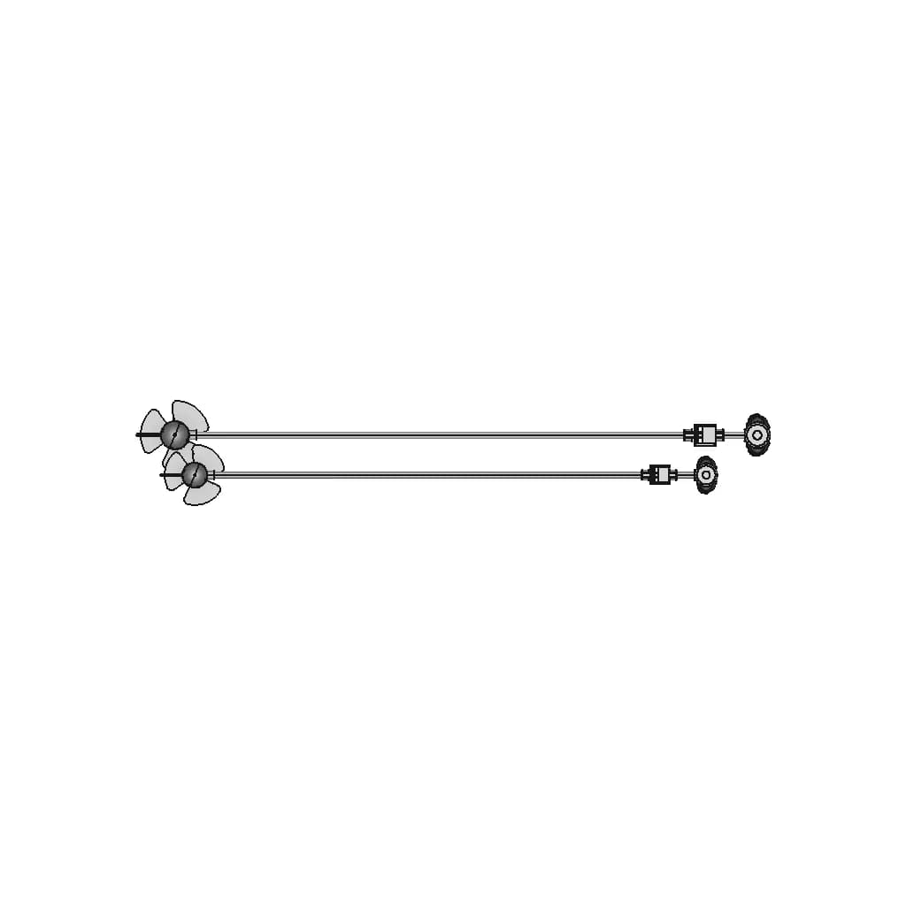 Tiller Steer E-Trolling Motor - Long Arm - | High-Quality CAD Model_0_270_degree_snapshot