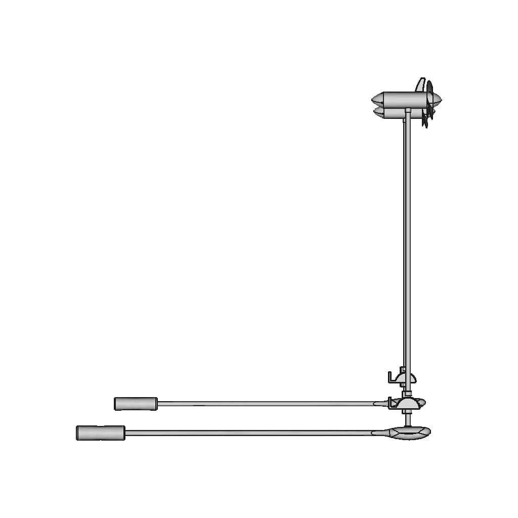 Tiller Steer E-Trolling Motor - Long Arm - | High-Quality CAD Model_270_0_degree_snapshot