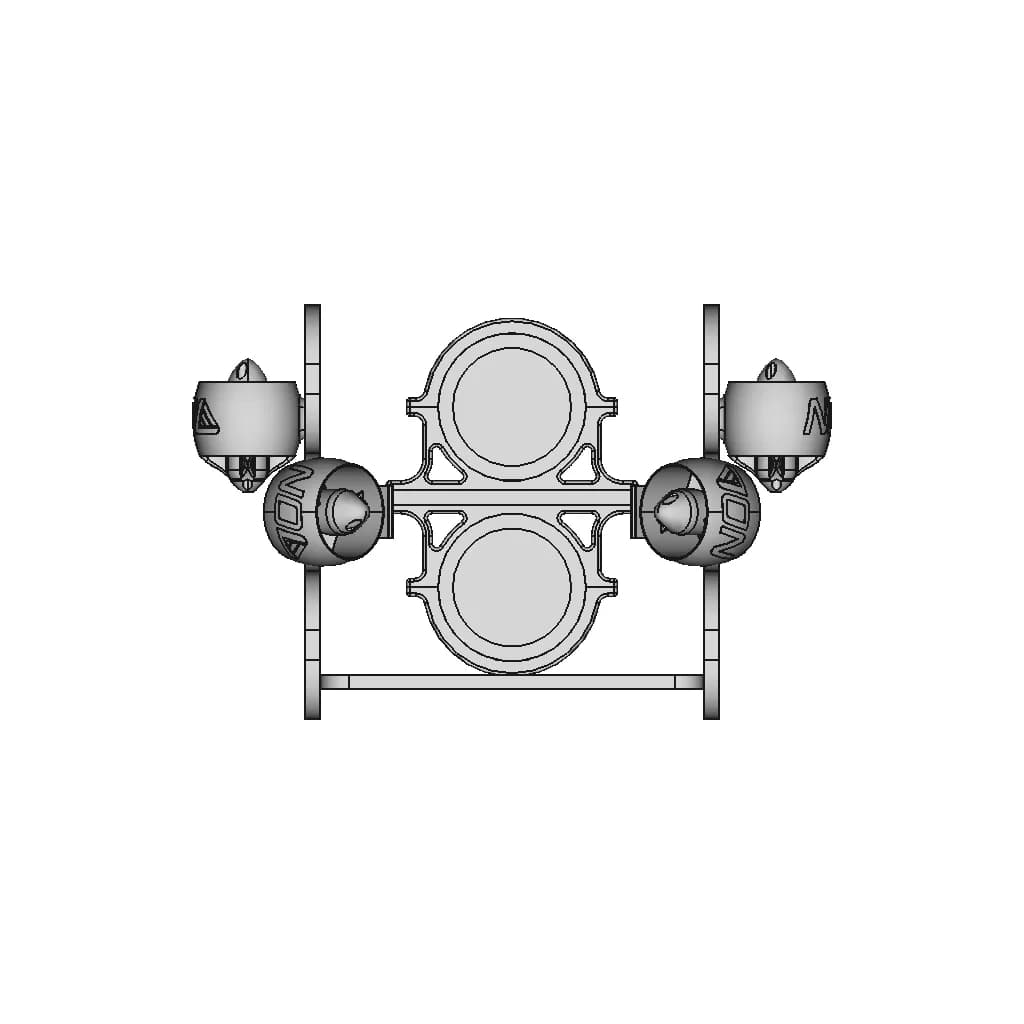 Antalya İsas 2023 Sezonu Teknofest İnsansız Su Altı Sistemleri Yarışması Robotu | High-Quality CAD Model_0_0_degree_snapshot