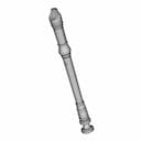 Flute Recorder - Downloadable CAD Representation_60_30_degree_snapshot