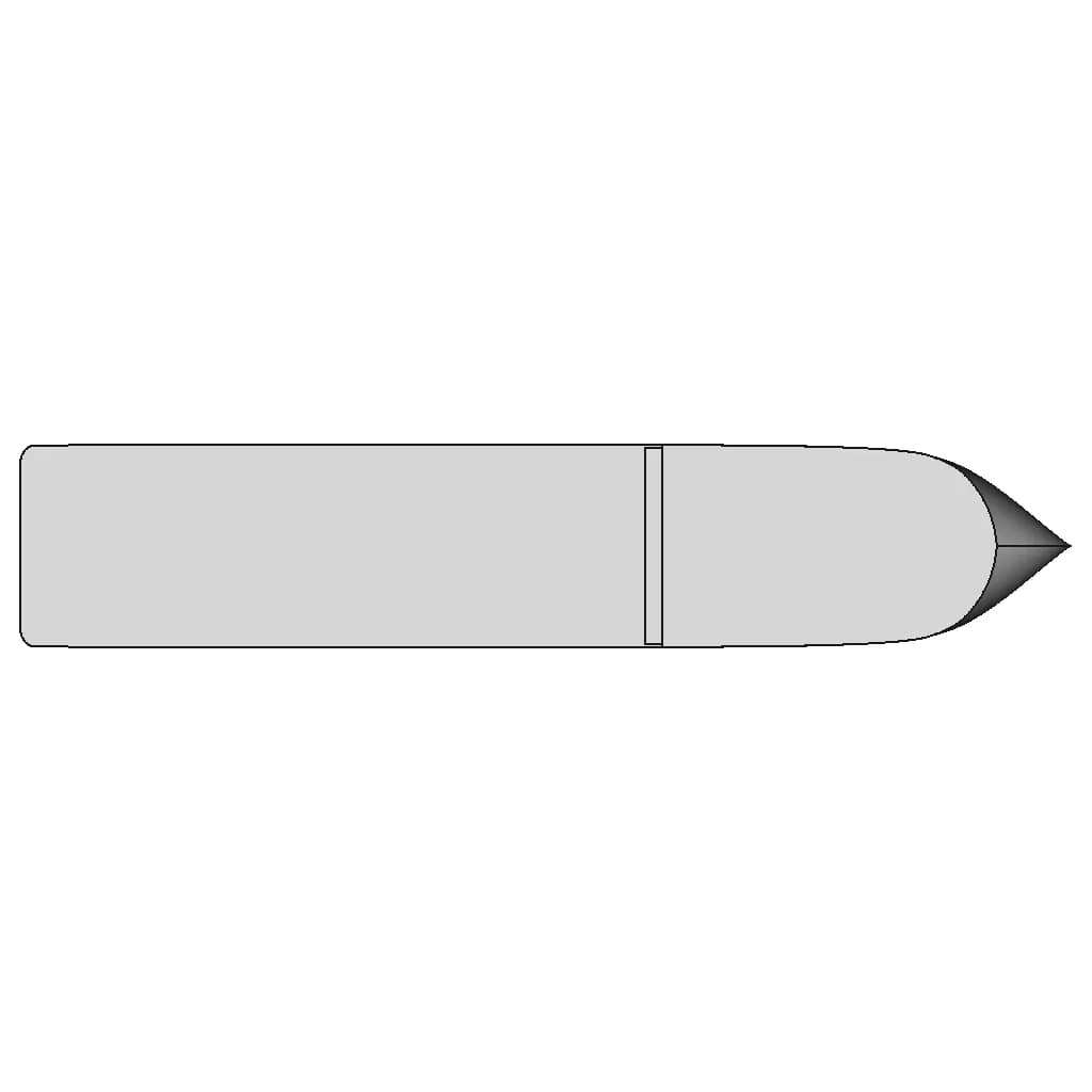 Ulstein X-Bow Bare Hull | High-Quality CAD Model_270_0_degree_snapshot