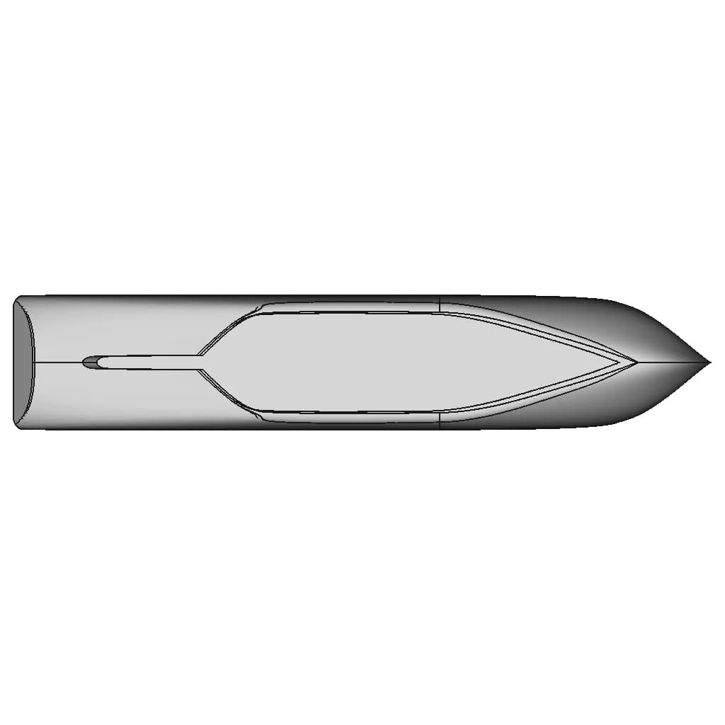 Ulstein X-Bow Bare Hull | High-Quality CAD Model_90_0_degree_snapshot