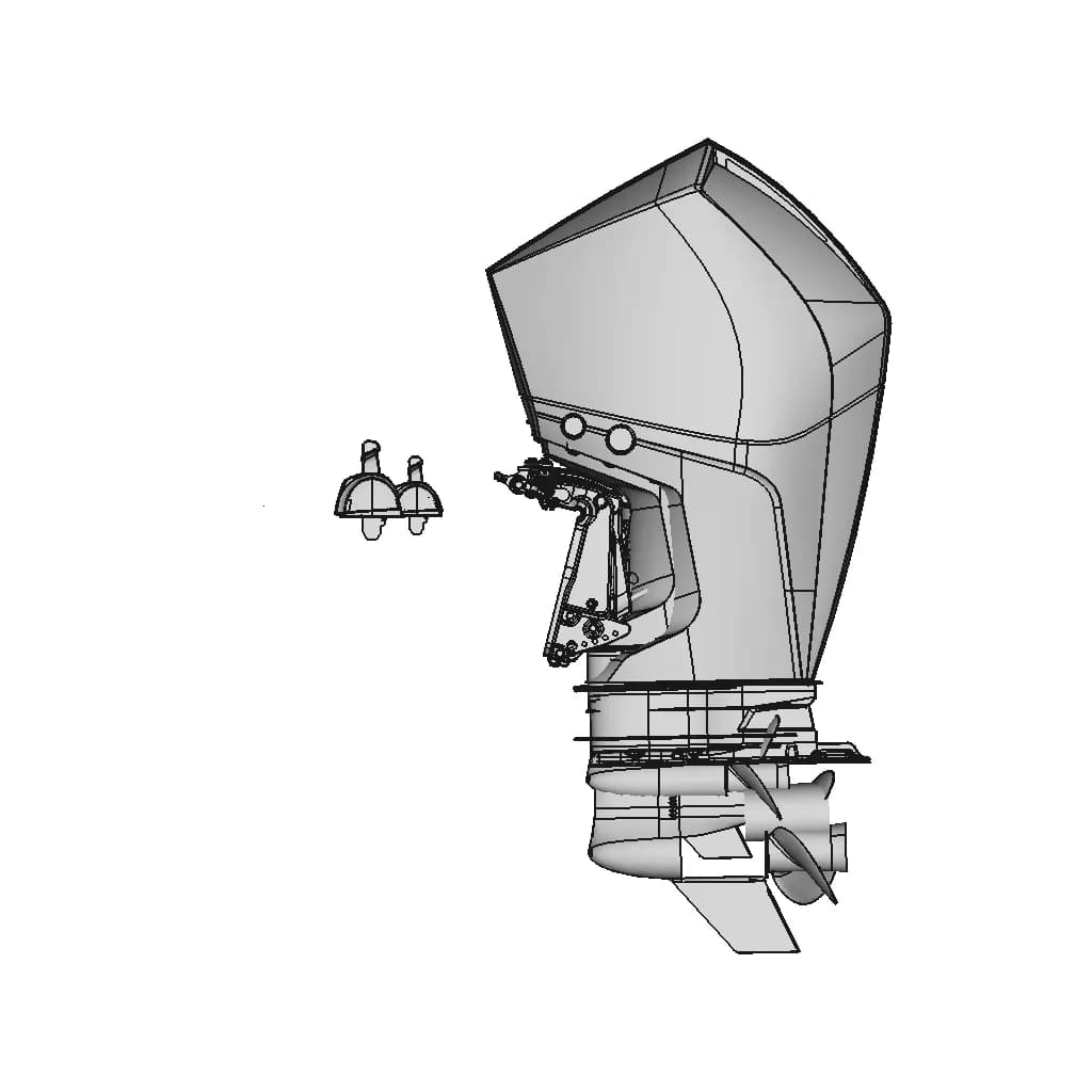 Mercury Outboard V8 | High-Quality CAD Model_0_90_degree_snapshot