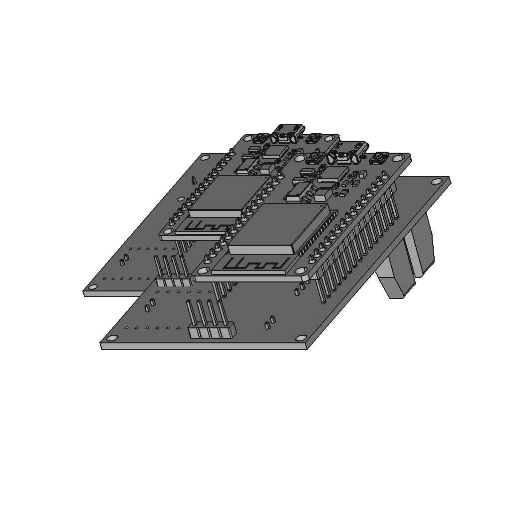 Cake Esp32 Robot With Encoders And Slam | 3D Engineering Design File_60_30_degree_snapshot
