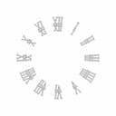Clock Numbers Roman | 3D Engineering Design File_0_0_degree_snapshot