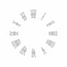 Clock Numbers Roman | 3D Engineering Design File_0_0_degree_snapshot