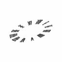 Clock Numbers Roman | 3D Engineering Design File_60_30_degree_snapshot