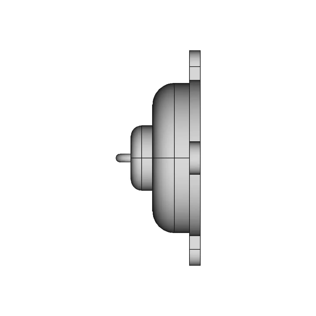 #119 Hook Fastener | Fusion | Projeto Raiz - Standard Mechanical Component_0_90_degree_snapshot