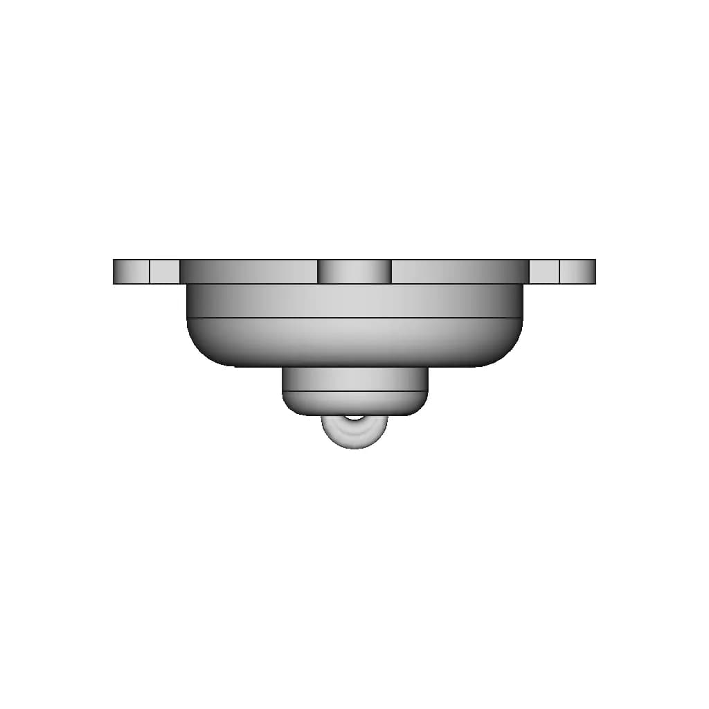 #119 Hook Fastener | Fusion | Projeto Raiz - Standard Mechanical Component_270_0_degree_snapshot