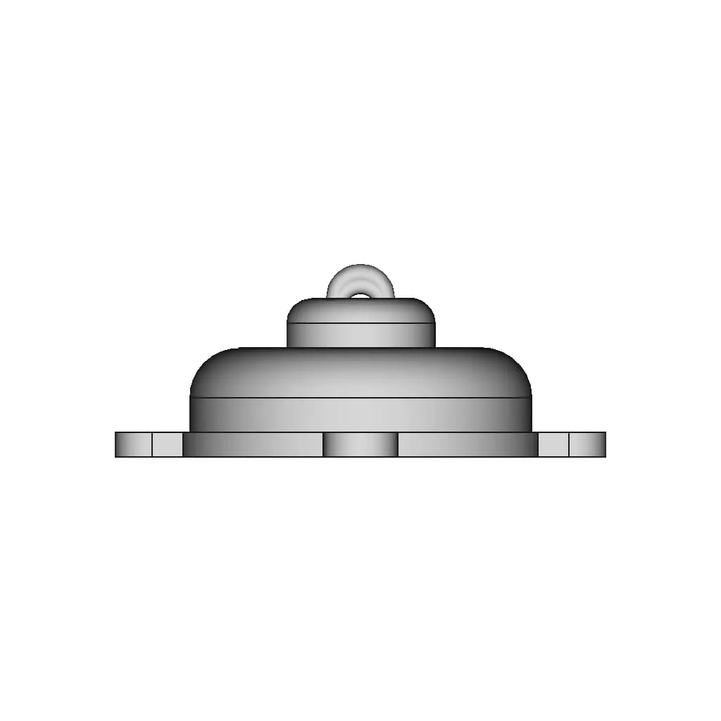 #119 Hook Fastener | Fusion | Projeto Raiz - Standard Mechanical Component_90_0_degree_snapshot