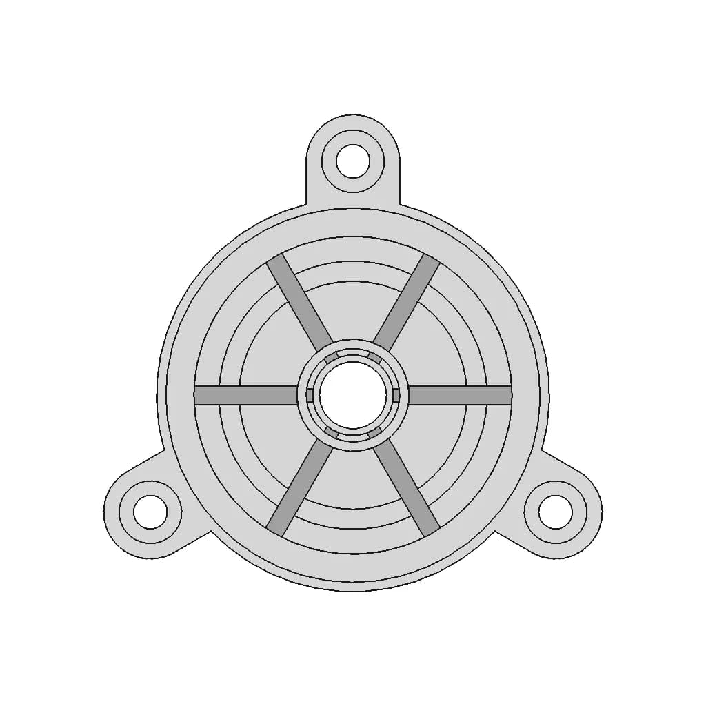 #118 Acoplamento Universal | Fusion | Projeto Raiz - Standard Mechanical Component_0_0_degree_snapshot