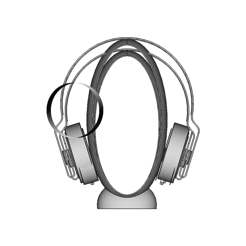 Headphone Holder Wall And Table | Fusion | Projeto Raiz | High-Quality CAD Model_90_0_degree_snapshot