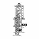 Drill Tower On X-Bow X-Stern Well Intervention Supply Vessel - Standard Mechanical Component_90_0_degree_snapshot