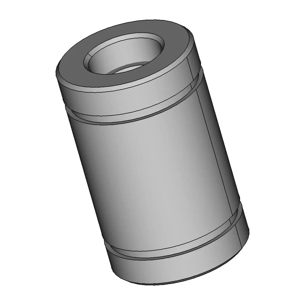 #103 Linear Bearing Cnc | Fusion | Projeto Raiz - Downloadable CAD Representation_60_30_degree_snapshot
