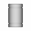 #103 Linear Bearing Cnc | Fusion | Projeto Raiz - Downloadable CAD Representation_90_0_degree_snapshot
