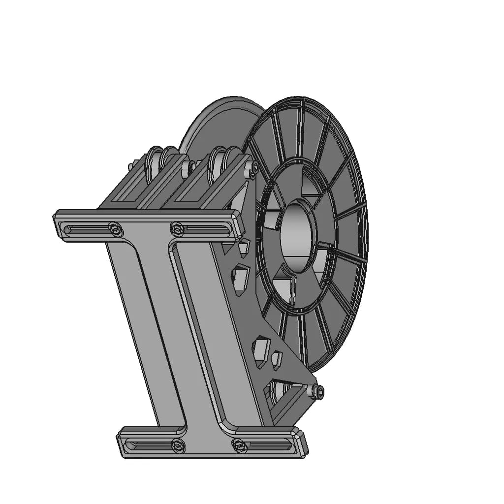 Spool Holder - Standard Mechanical Component_60_30_degree_snapshot