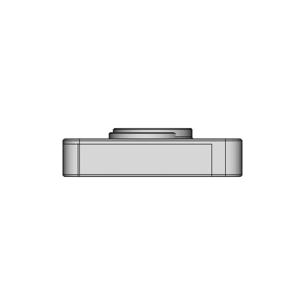 Mechanical Mounting Plate - Exercice - Downloadable CAD Representation_90_0_degree_snapshot