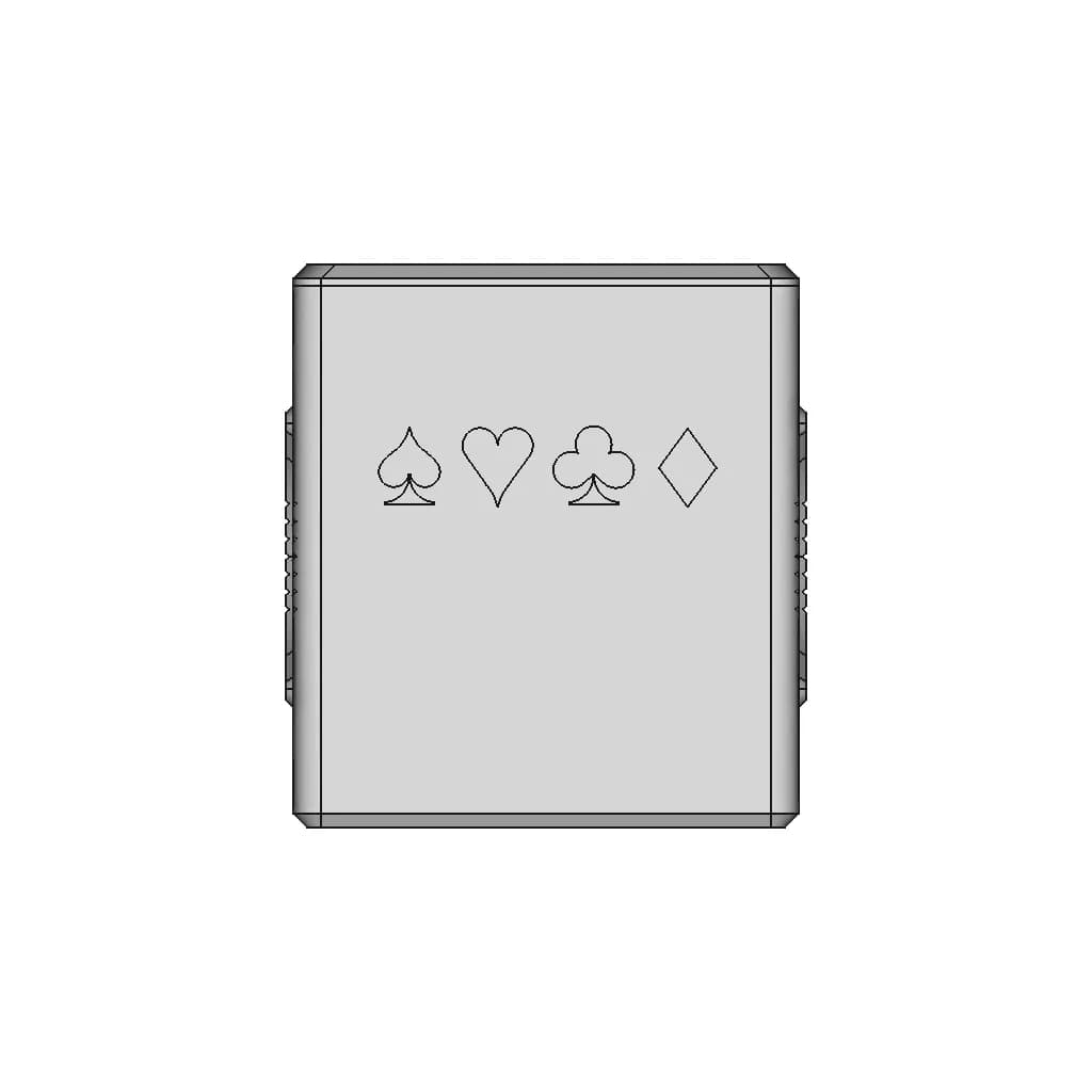 Caixa Baralho - Downloadable CAD Representation_0_0_degree_snapshot