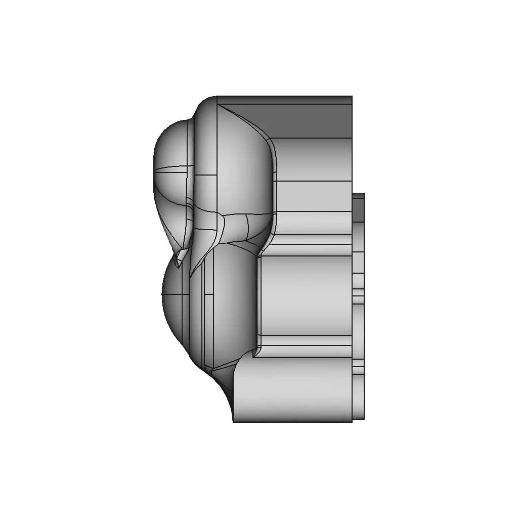 Minimalistic Ganpati Idol | 3D Engineering Design File_0_90_degree_snapshot