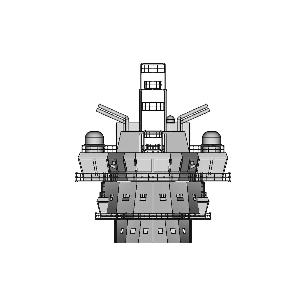 Wheelhouse On X-Bow X-Stern Well Intervention Supply Vessel | 3D Engineering Design File_0_90_degree_snapshot