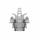 Wheelhouse On X-Bow X-Stern Well Intervention Supply Vessel | 3D Engineering Design File_0_90_degree_snapshot