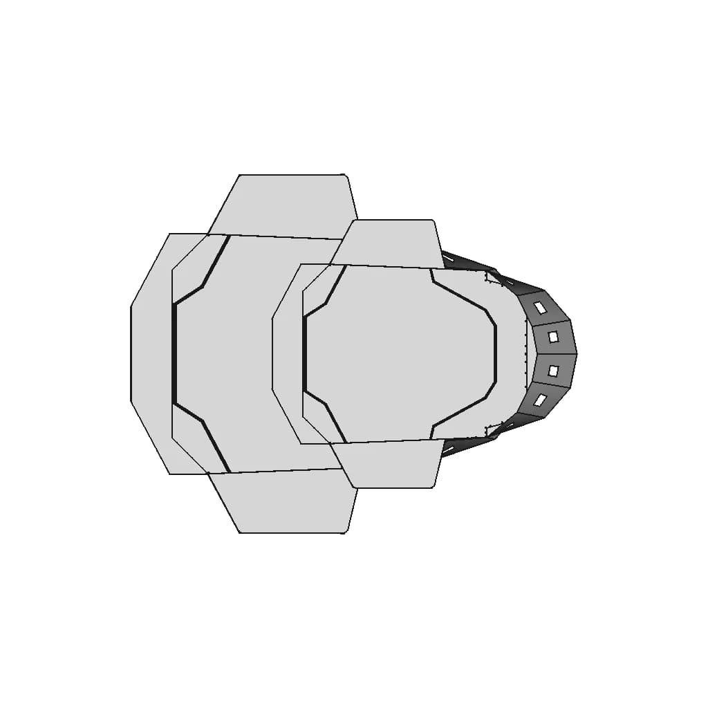 Wheelhouse On X-Bow X-Stern Well Intervention Supply Vessel | 3D Engineering Design File_90_0_degree_snapshot