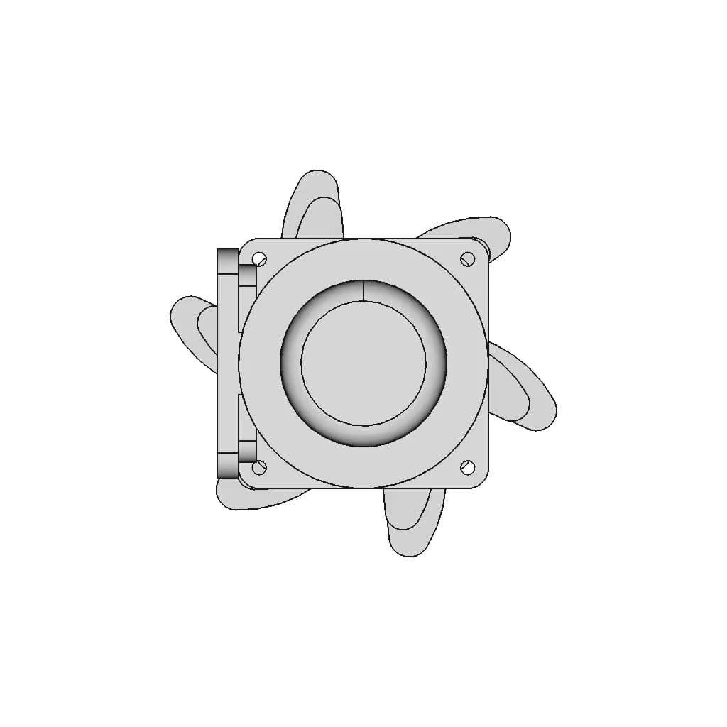Ventilatore Ad Asse Orizzontale | High-Quality CAD Model_0_270_degree_snapshot