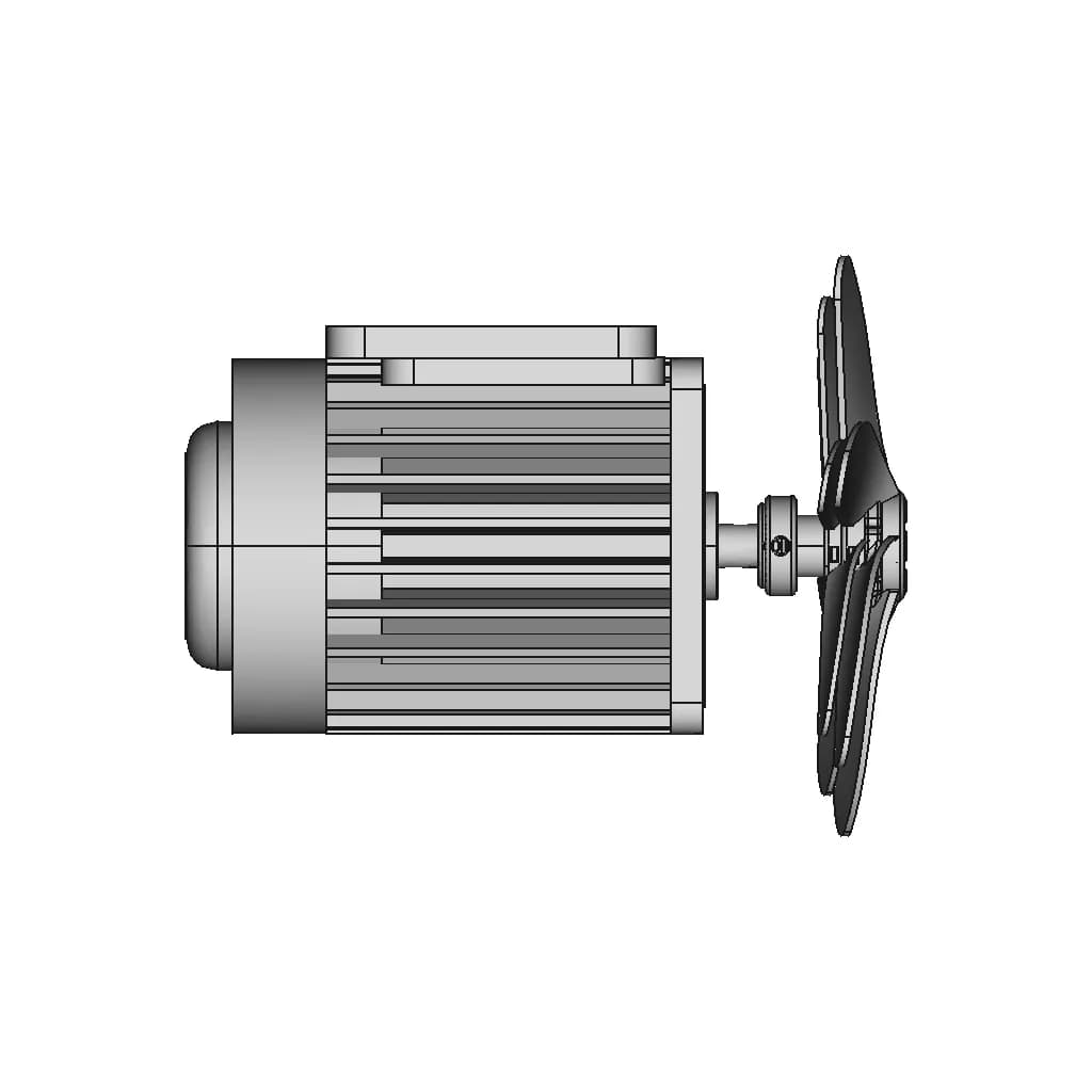 Ventilatore Ad Asse Orizzontale | High-Quality CAD Model_270_0_degree_snapshot