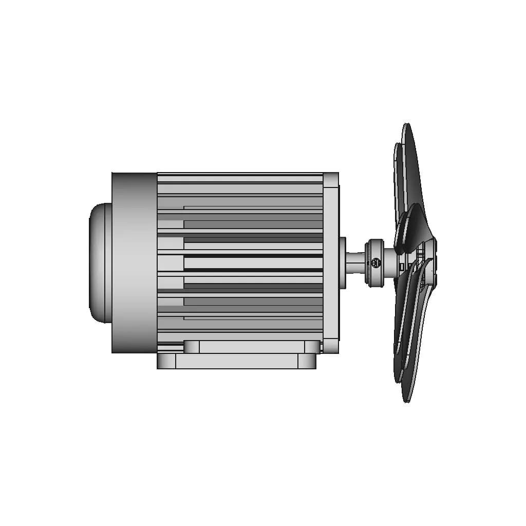 Ventilatore Ad Asse Orizzontale | High-Quality CAD Model_90_0_degree_snapshot