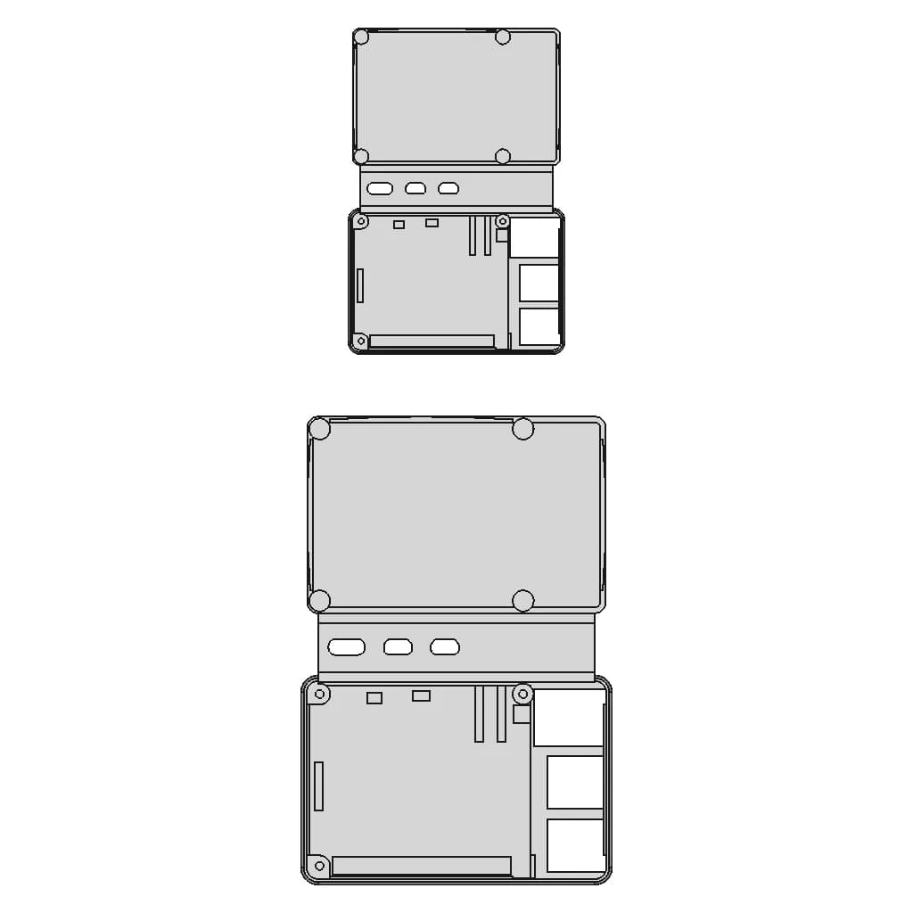 M!N!Mal 5 - Raspberry Pi 5 Case - Standard Mechanical Component_0_0_degree_snapshot