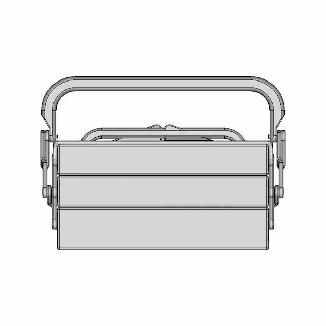 Miniature 3D Printable Cantilever Toolbox | 3D Engineering Design File