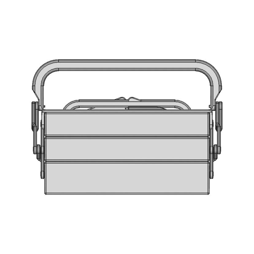 Miniature 3D Printable Cantilever Toolbox | 3D Engineering Design File