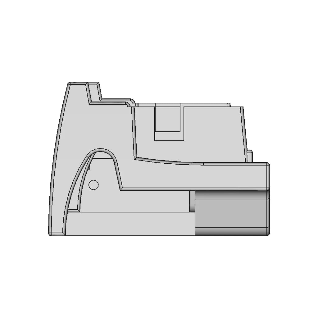 2001 Nissan Pathfinder Tonneau Cover End Piece | 3D Engineering Design File_0_0_degree_snapshot