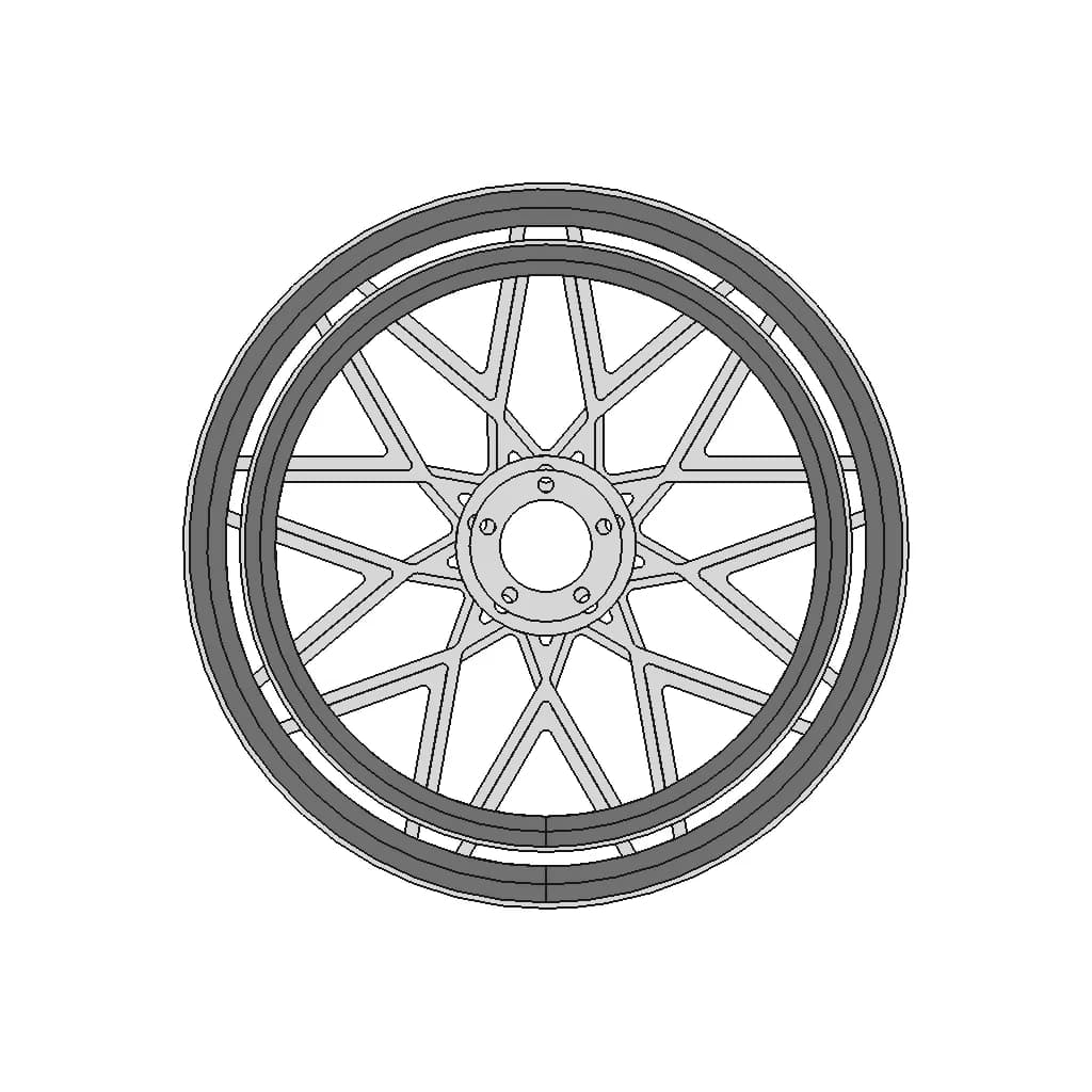 Custom Mag Wheel Design - Standard Mechanical Component_0_0_degree_snapshot