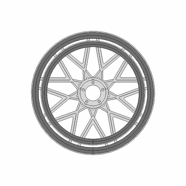 Custom Mag Wheel Design - Standard Mechanical Component