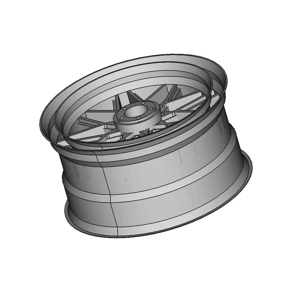 Custom Mag Wheel Design - Standard Mechanical Component_60_30_degree_snapshot