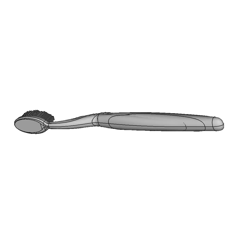 Simple Toothbrush Design - Downloadable CAD Representation_60_30_degree_snapshot
