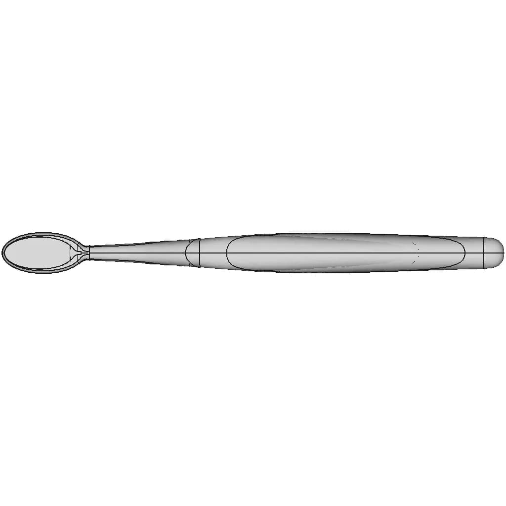 Simple Toothbrush Design - Downloadable CAD Representation_90_0_degree_snapshot