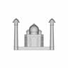 Taj Mahal | High-Quality CAD Model_0_0_degree_snapshot
