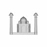 Taj Mahal | High-Quality CAD Model_0_270_degree_snapshot