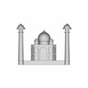 Taj Mahal | High-Quality CAD Model_0_90_degree_snapshot