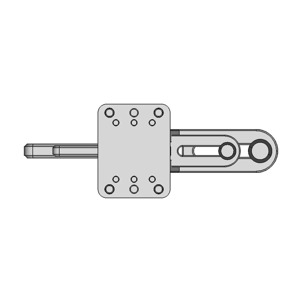 Parametric Toggle Clamp Am (Fdm/Fff) | 3D Engineering Design File_90_0_degree_snapshot